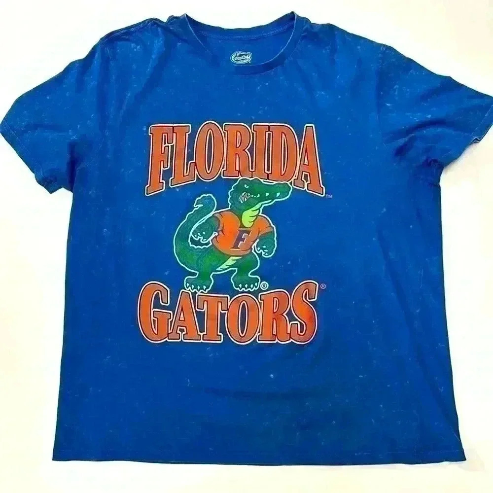 Florida Gators T-Shirt University Cotton XL Sports Athlete Student Varsity Tee